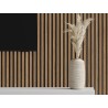 Mexen Lam-B Probe der Wandlamellen, HDF-Platte 4 mm, technisches Furnier, Helles Nussbaum - S100-017-S