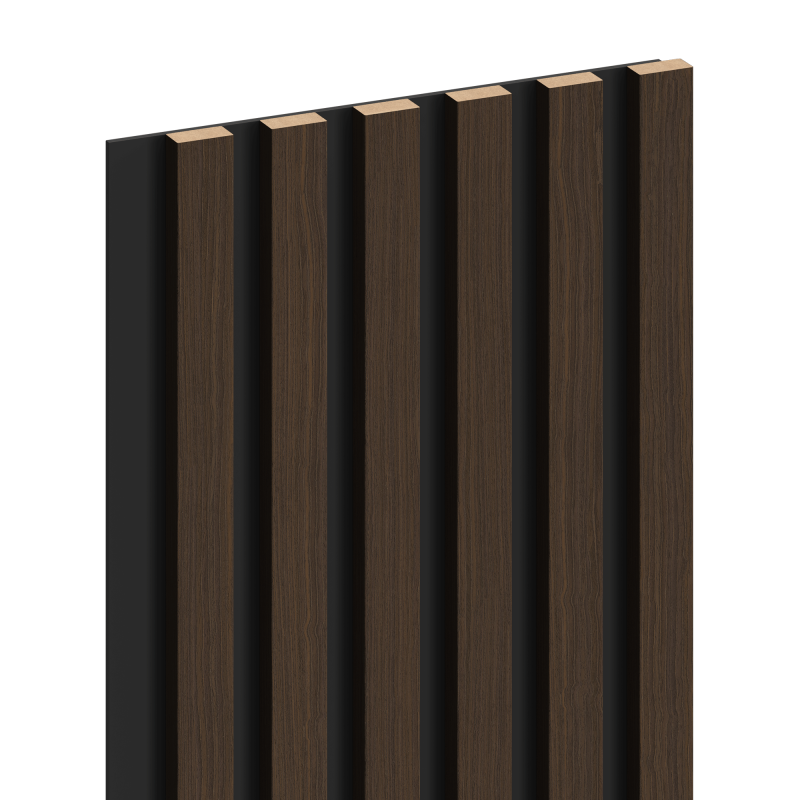 Mexen Lam-B Probe der Wandlamellen, HDF-Platte 4 mm, technisches Furnier, Palisander Nussbaum - S100-021-S