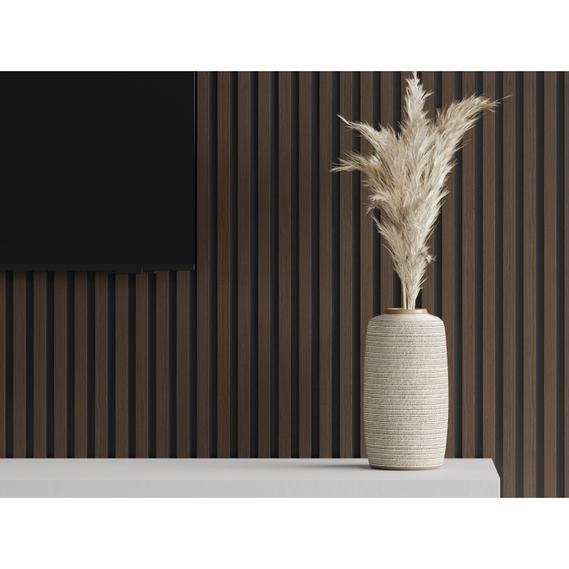Mexen Lam-B Probe der Wandlamellen, HDF-Platte 4 mm, technisches Furnier, Palisander Nussbaum - S100-021-S