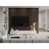 Mexen Lam-B Probe der Wandlamellen, HDF-Platte 4 mm, technisches Furnier, Palisander Nussbaum - S100-021-S