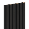 Mexen Lam-B Probe von Wandpaneelen, HDF-Platte 4 mm, technisches Furnier, Schwarzes Ebenholz - S100-023-S