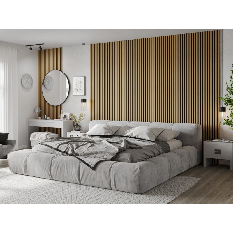 Mexen Lam-F Probe der akustischen Wandlamellen, 8 mm Filz, technisches Furnier, Goldene Eiche - S105-003-S