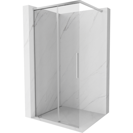 Mexen Rox Duschwand Walk-in 80 x 200 cm, transparent 8 mm, Chrom - 8C2-080-003-01-00