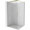 Mexen Rox Duschwand Walk-in 70 x 200 cm, transparent 8 mm, gold - 8C2-070-003-50-00