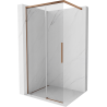 Mexen Rox Duschwand Walk-in 95 x 200 cm, transparent 8 mm, Roségold - 8C2-095-003-60-00