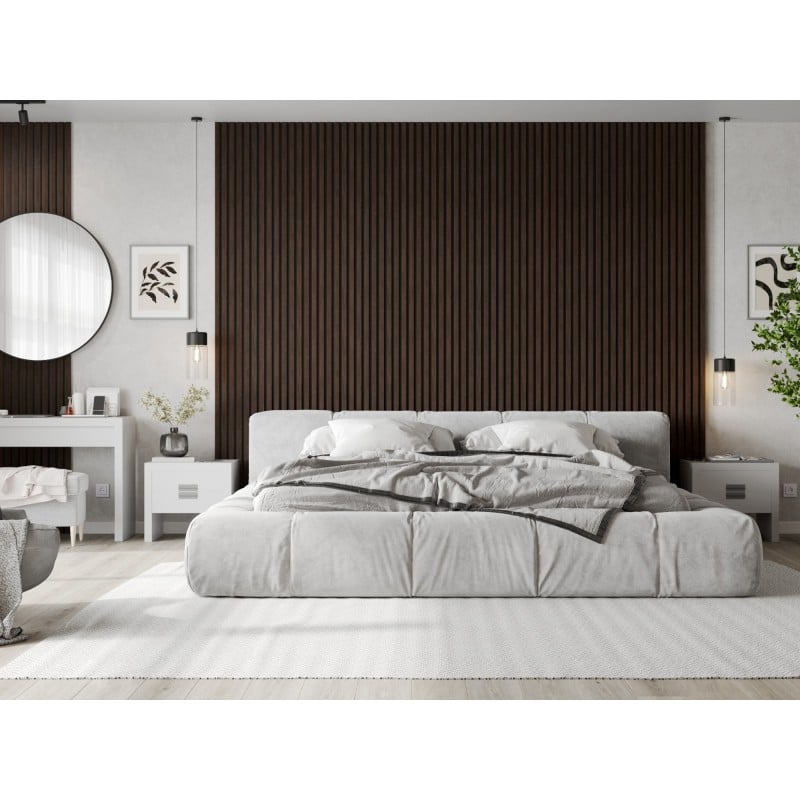 Mexen Lam-F Muster von akustischen Wandlamellen, Filz 8 mm, technisches Furnier, Ebenholz Braun - S105-022-S