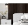 Mexen Lam-F Muster von akustischen Wandlamellen, Filz 8 mm, technisches Furnier, Ebenholz Braun - S105-022-S