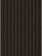 Mexen Lam-F Muster von akustischen Wandlamellen, Filz 8 mm, technisches Furnier, Ebenholz Braun - S105-022-S