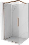 Mexen Rox Duschwand Walk-in 120 x 200 cm, transparent 8 mm, Roségold - 8C2-120-003-60-00