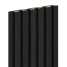Mexen Lam-F Probe von akustischen Wandpaneelen, Filz 8 mm, technisches Furnier, Silbereiche Schwarz - S105-025-S