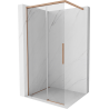 Mexen Rox Duschwand Walk-in 95 x 200 cm, transparent 8 mm, gebürstetes Kupfer - 8C2-095-003-65-00