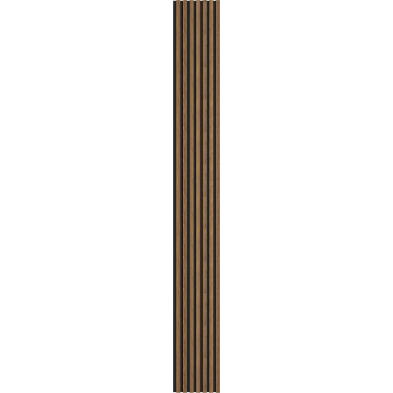 Mexen Lam-B Muster von Wandlamellen, HDF-Platte 4 mm, Mocca Eiche - S100-074-S