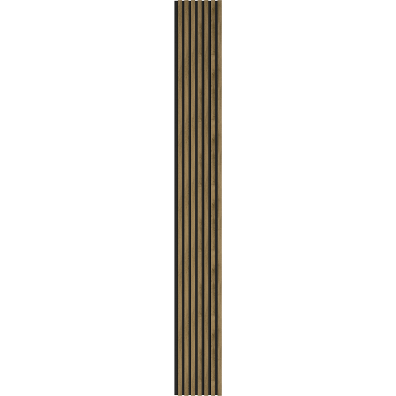 Mexen Lam-F Muster von akustischen Wandlamellen, Filz 6 mm, Klassische Eiche - S105-072-S
