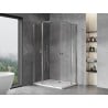 Mexen Mist Duo Duschkabine Schwingtür 120 x 70 cm, transparent, Chrom - 8A4-120-070-01-00