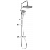 Mexen KX17 Unterputz-Duschset mit Regenbrause und Thermostatarmatur, Chrom - 771501791-00