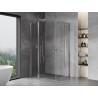 Mexen Mist Duo Duschkabine Schwingtür 110 x 80 cm, transparent, chrom - 8A4-110-080-01-00