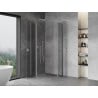 Mexen Mist Duo Duschkabine Pendeltür 85 x 85 cm, transparent, Chrom - 8A4-085-085-01-00