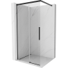 Mexen Rox Duschwand Walk-in 80 x 200 cm, transparent 8 mm, schwarz - 8C2-080-003-70-00