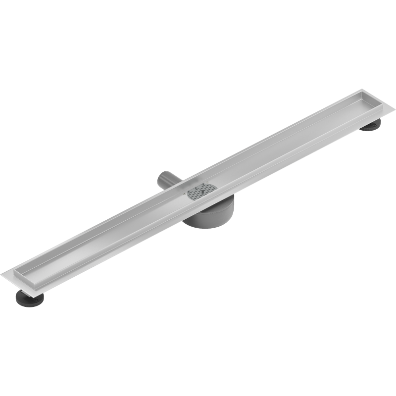 Mexen Flat 360° Drehbarer Körper für Linienablauf 90 cm, Inox - 1040090