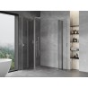 Mexen Mist Duo Duschkabine schwenkbar 105 x 90 cm, transparent, Chrom - 8A4-105-090-01-00