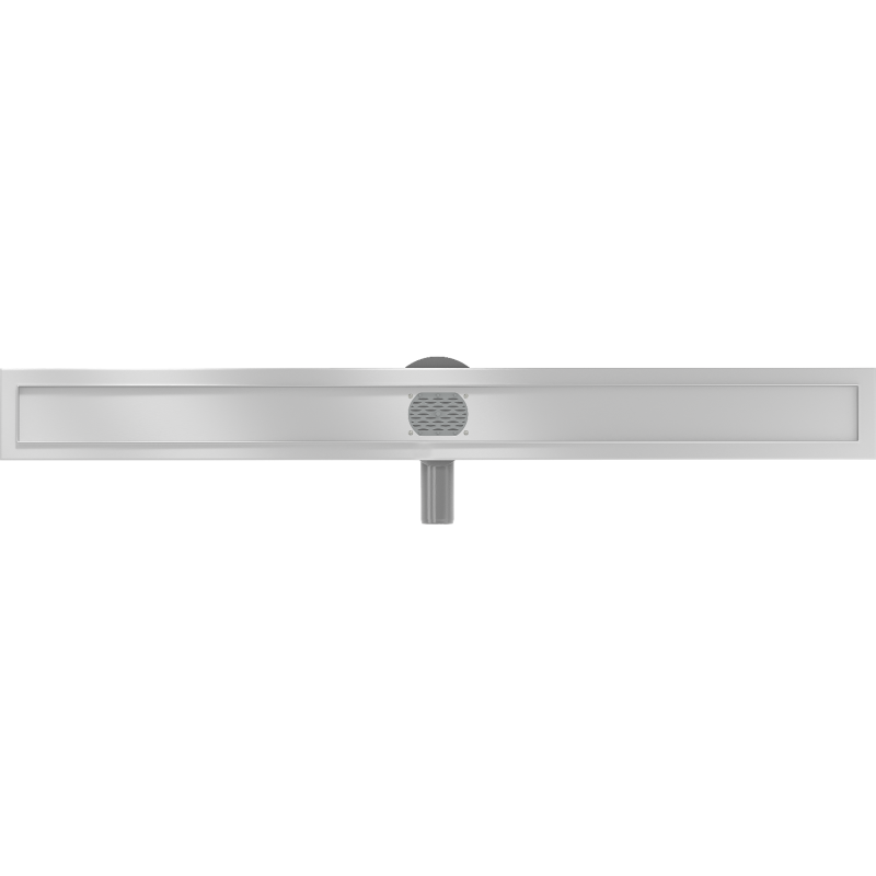 Mexen Flat 360° Drehbarer Körper für Linienablauf 90 cm, Inox - 1040090