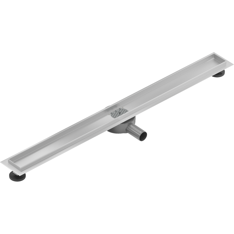 Mexen Flat 360° Drehbarer Körper für Linienablauf 90 cm, Inox - 1040090