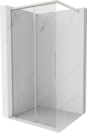 Mexen Rox Duschwand Walk-in 90 x 200 cm, transparent 8 mm, gebürsteter Nickel - 8C2-090-003-97-00