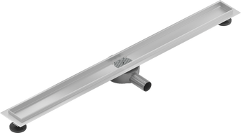 Mexen Flat 360° Gehäuse für drehbaren Lineargully 80 cm, Inox - 1040080