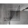 Mexen Mist Duo Duschkabine schwenkbar 115 x 115 cm, transparent, chrom - 8A4-115-115-01-00