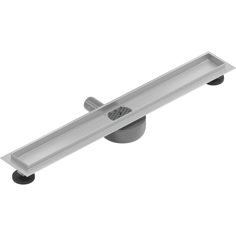 Mexen Flat 360° Korpus für linienförmigen Ablauf, drehbar 60 cm, Inox - 1040060