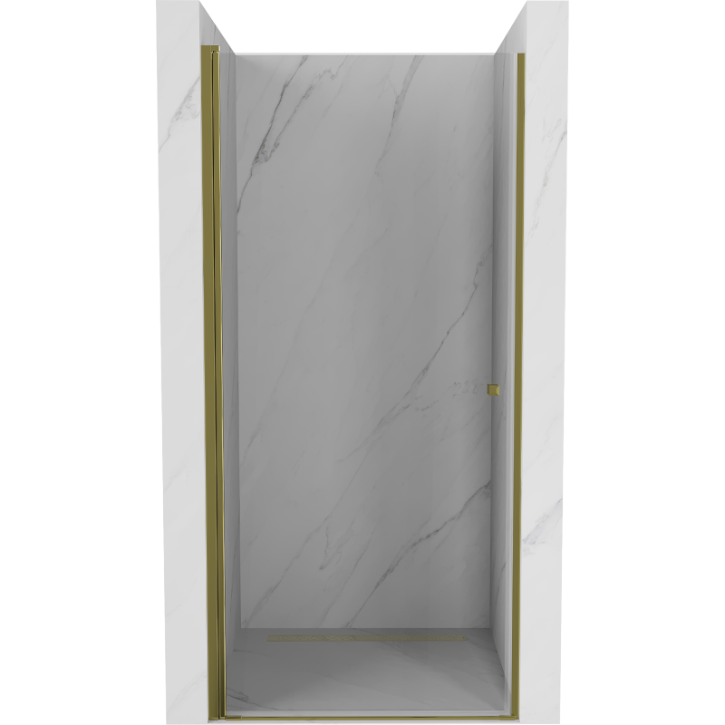 Mexen Pretoria Duschschwingtür 100 cm, transparent, gold - 852-100-000-50-00