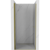 Mexen Pretoria Duschtür schwenkbar 100 cm, transparent, gold - 852-100-000-50-00