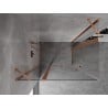 Mexen Mist Duo Duschkabine Pendeltür 110 x 105 cm, transparent, gebürstetes Kupfer - 8A4-110-105-65-00