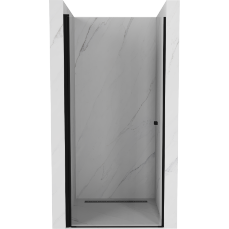 Mexen Pretoria Duschdrehtür 100 cm, transparent, schwarz - 852-100-000-70-00
