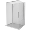 Mexen Rox-3S Duschkabine 3-seitig verschiebbar 145 x 75 cm, transparent, Chrom - 8C2-145-075-01-00-3S