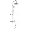 Mexen KX40 Aufputz-Duschset mit Regenbrause und Thermostatarmatur, Chrom - 771504091-00