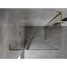 Mexen Mist L Duo Duschkabine schwenkbar 100 x 90 cm, transparent, gold - 8A4L-100-090-50-00