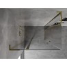 Mexen Mist L Duo Duschkabine Schwingtür 105 x 100 cm, transparent, gold - 8A4L-105-100-50-00