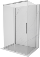 Mexen Rox-3S 3-Wand-Duschkabine, 125 x 90 cm, transparent, Chrom - 8C2-125-090-01-00-3S
