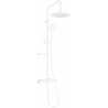 Mexen KX40 Brausegarnitur für Aufputzmontage mit Kopfbrause und Thermostatmischer, Weiß - 771504091-20