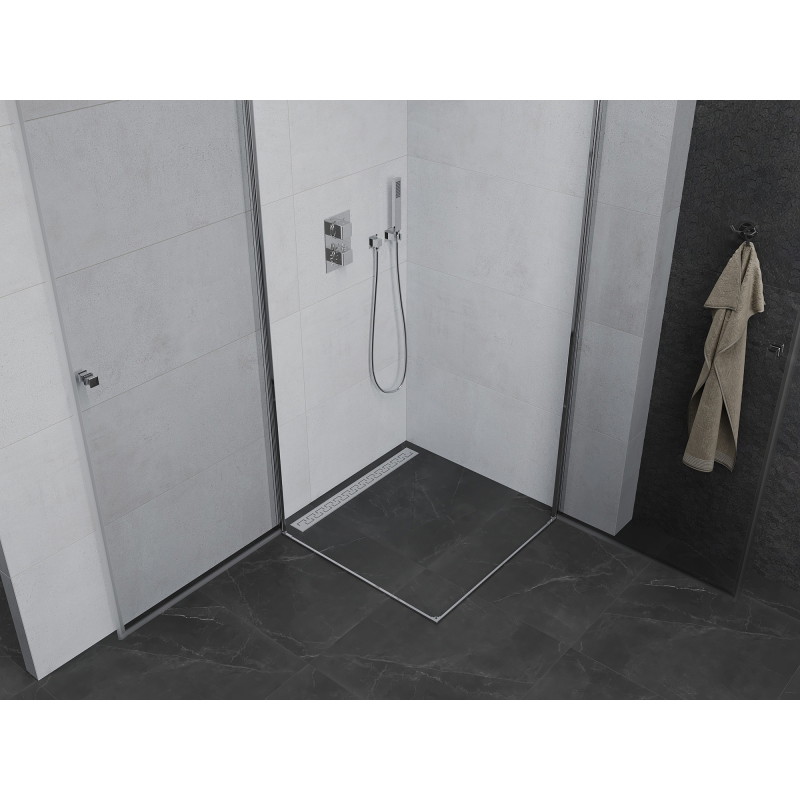 Mexen Pretoria Duo Duschkabine, 100 x 100 cm, transparent, Chrom - 852-100-100-02-00