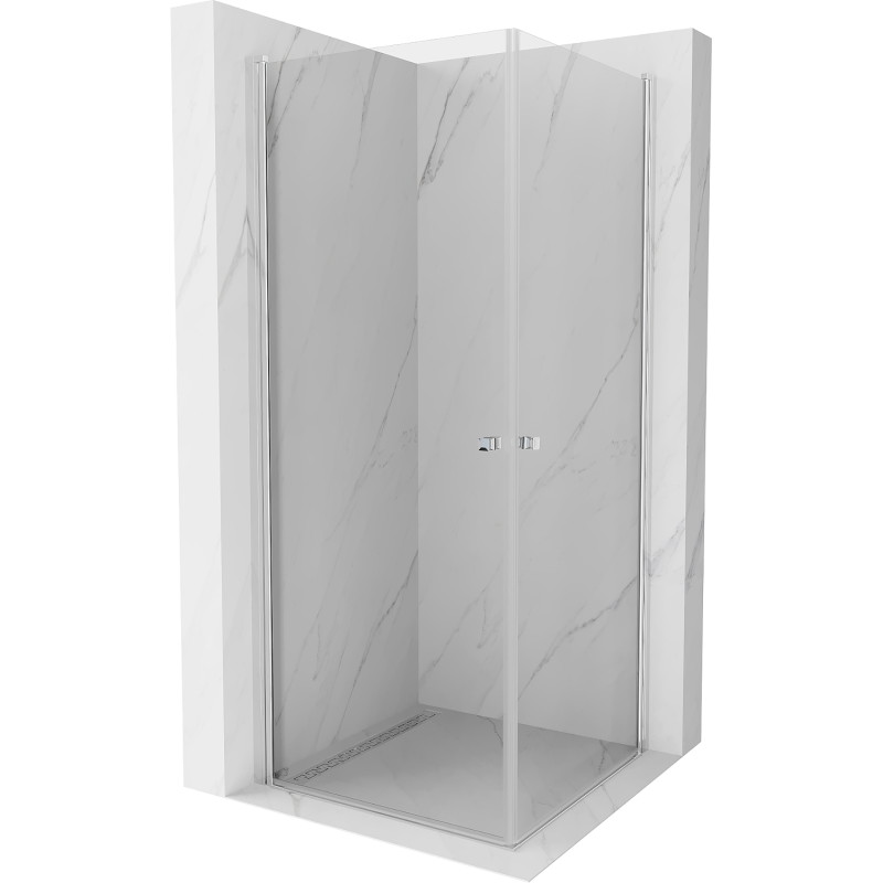 Mexen Pretoria Duo Duschkabine, 100 x 100 cm, transparent, Chrom - 852-100-100-02-00