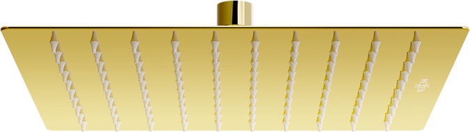 Mexen Slim Duschkopf 25 x 25 cm, Gold - 79125-50