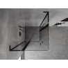 Mexen Mist L Duo Duschkabine 120 x 120 cm, transparent, schwarz - 8A4L-120-120-70-00