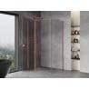 Mexen Mist T Duschkabine schwenkbar 80 x 100 cm, transparent, gebürstetes Kupfer - 8A4T-080-100-65-00