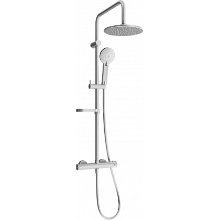 Mexen KX40 Aufputz-Duschset mit Regendusche und Thermostatbatterie, graphit - 771504091-66