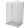 Mexen Rox-3S 3-teilige Duschkabine zum Schieben 135 x 85 cm, transparent, weiß - 8C2-135-085-20-00-3S