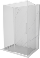 Mexen Rox-3S L Duschkabine 3-seitig verschiebbar 90 x 85 cm, transparent, weiß - 8C2L-090-085-20-00-3S