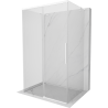 Mexen Rox-3S L Duschkabine 3-seitig verschiebbar 125 x 110 cm, transparent, weiß - 8C2L-125-110-20-00-3S