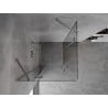 Mexen Mist-H Duo Duschkabine schwenkbar 70 x 70 cm, transparent, Chrom - 8A5-070L-070P-01-00